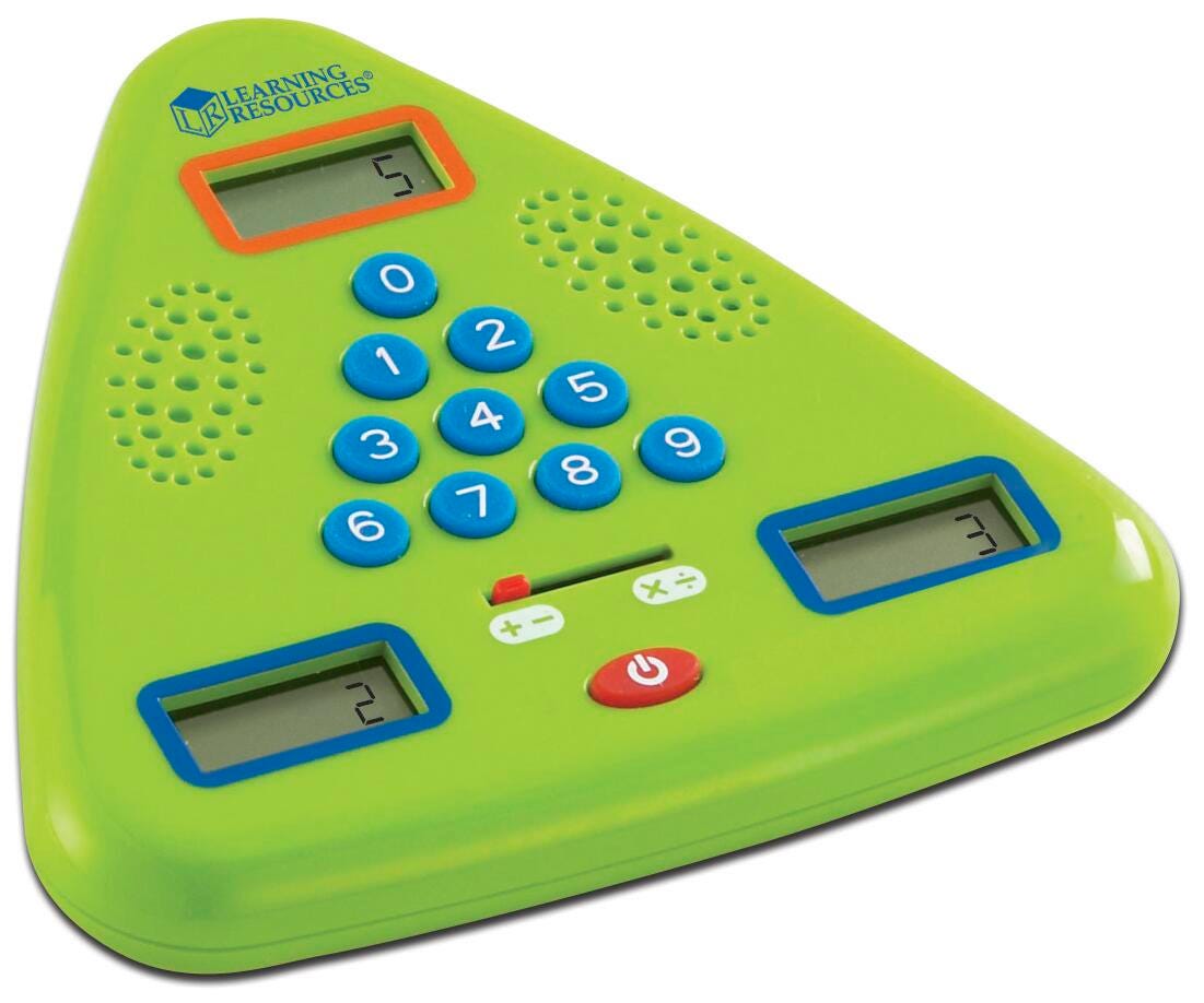 Learning Resources Minute Math Electronic Flash Card 1363023